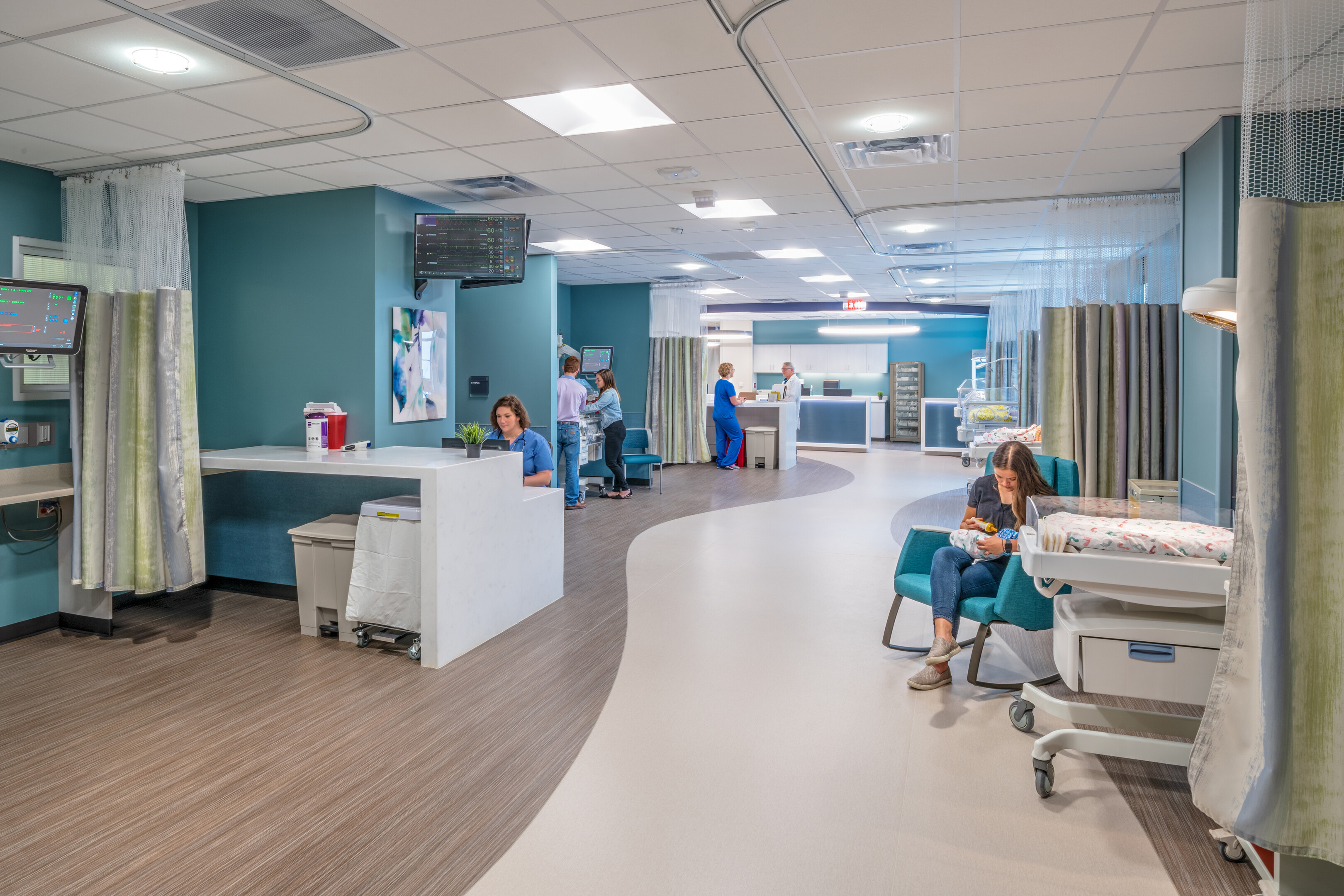 Heterogeneous Vinyl Installed in Healthcare