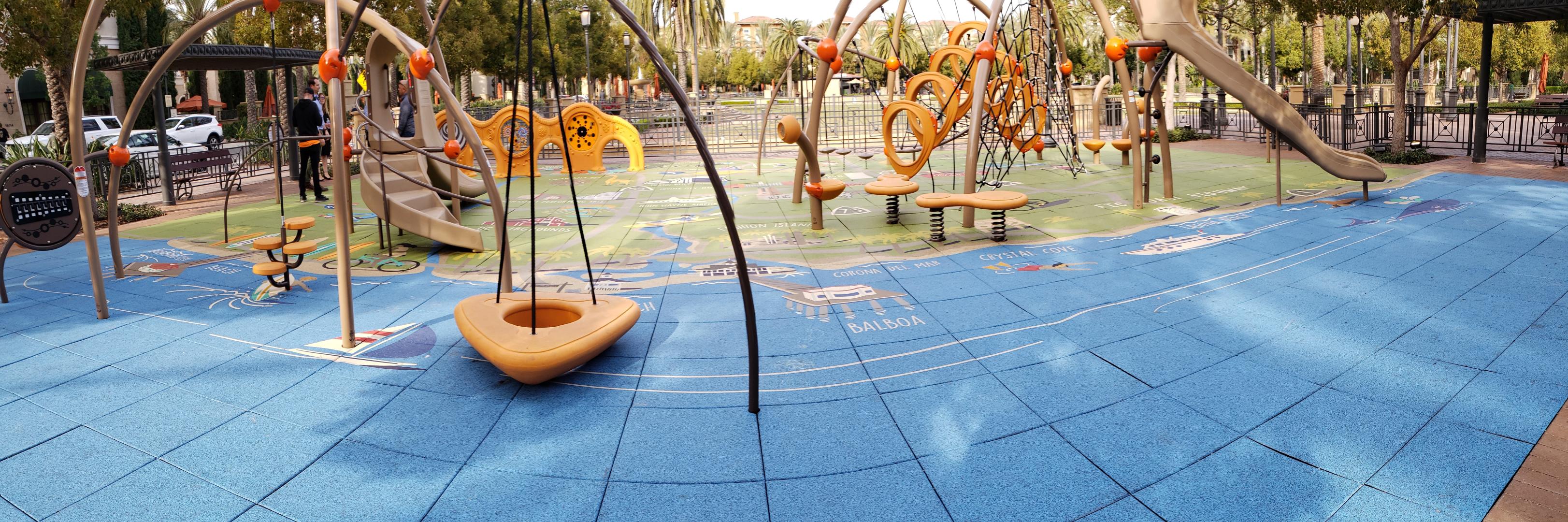 A playground featuring ECOmax for Live & Play Surfaces