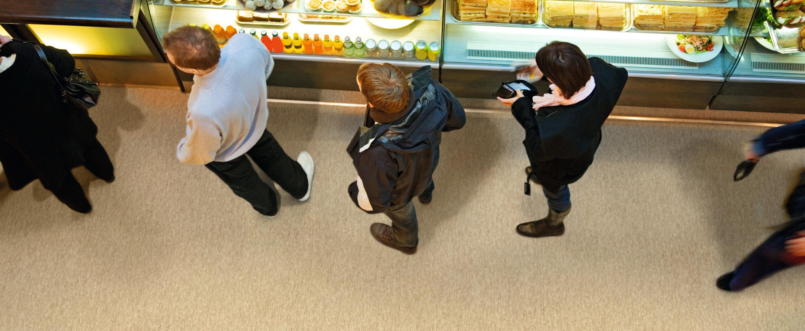A line at a cafe featuring Strait Rx