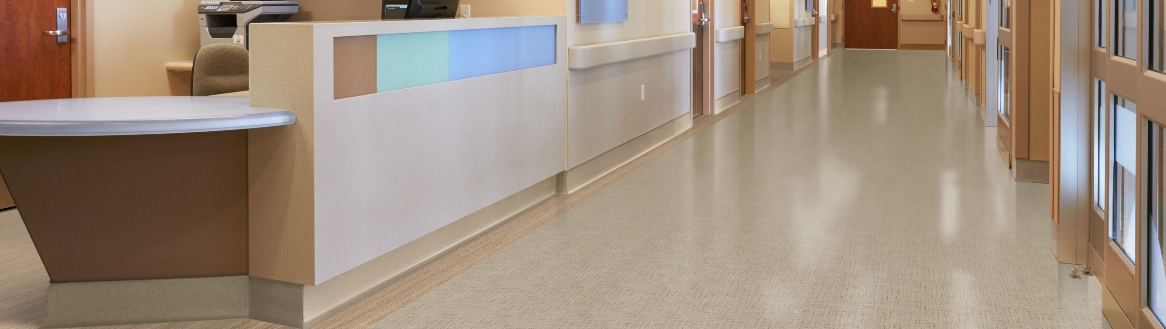 A healthcare hallway featuring Crossings Rx