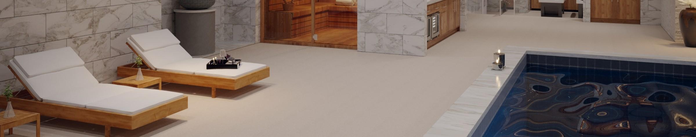 A hospitality spa featuring AssurGrip Rx